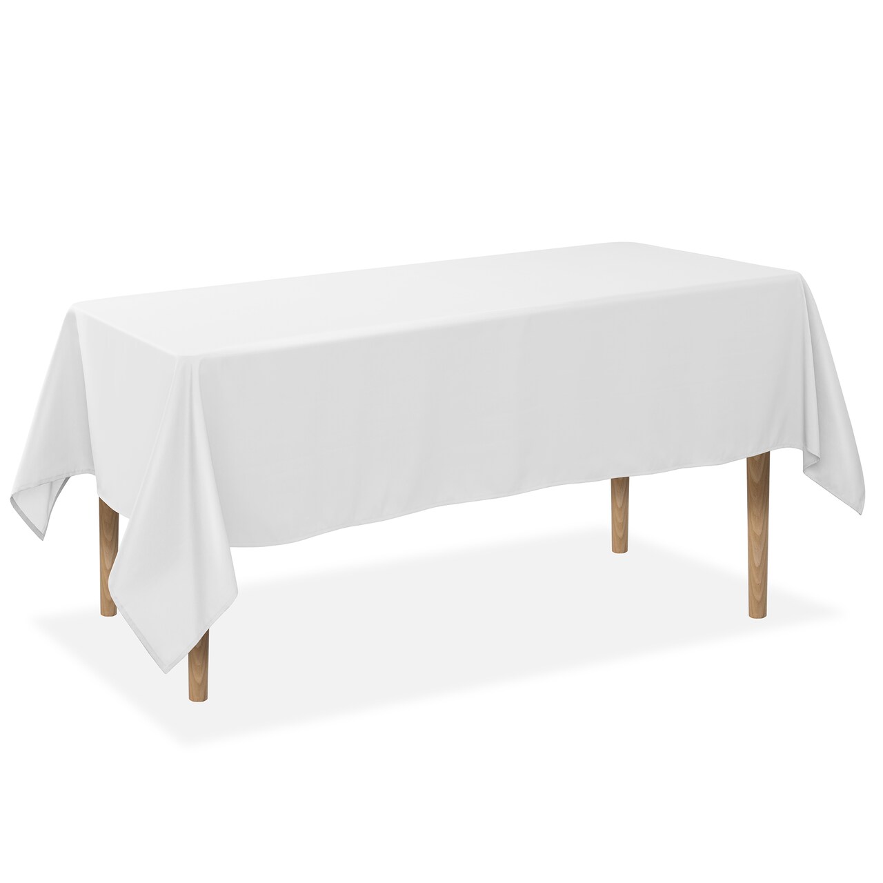 Lann's Linens Rectangular Tablecloths, Washable Polyester Fabric Table Cloths for Dining Tables, Parties, Restaurants, Weddings
